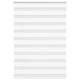 Vidaxl zebra rolgordijn 115x150 cm stofbreedte 110,9cm polyester wit