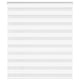 Vidaxl Zebra Roller Blind 120x150 cm Larghezza polvere 115,9 cm Polyester White