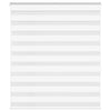 Vidaxl Zebra Roller Blind 130x150 cm Larghezza polvere 125,9 cm Polyester White