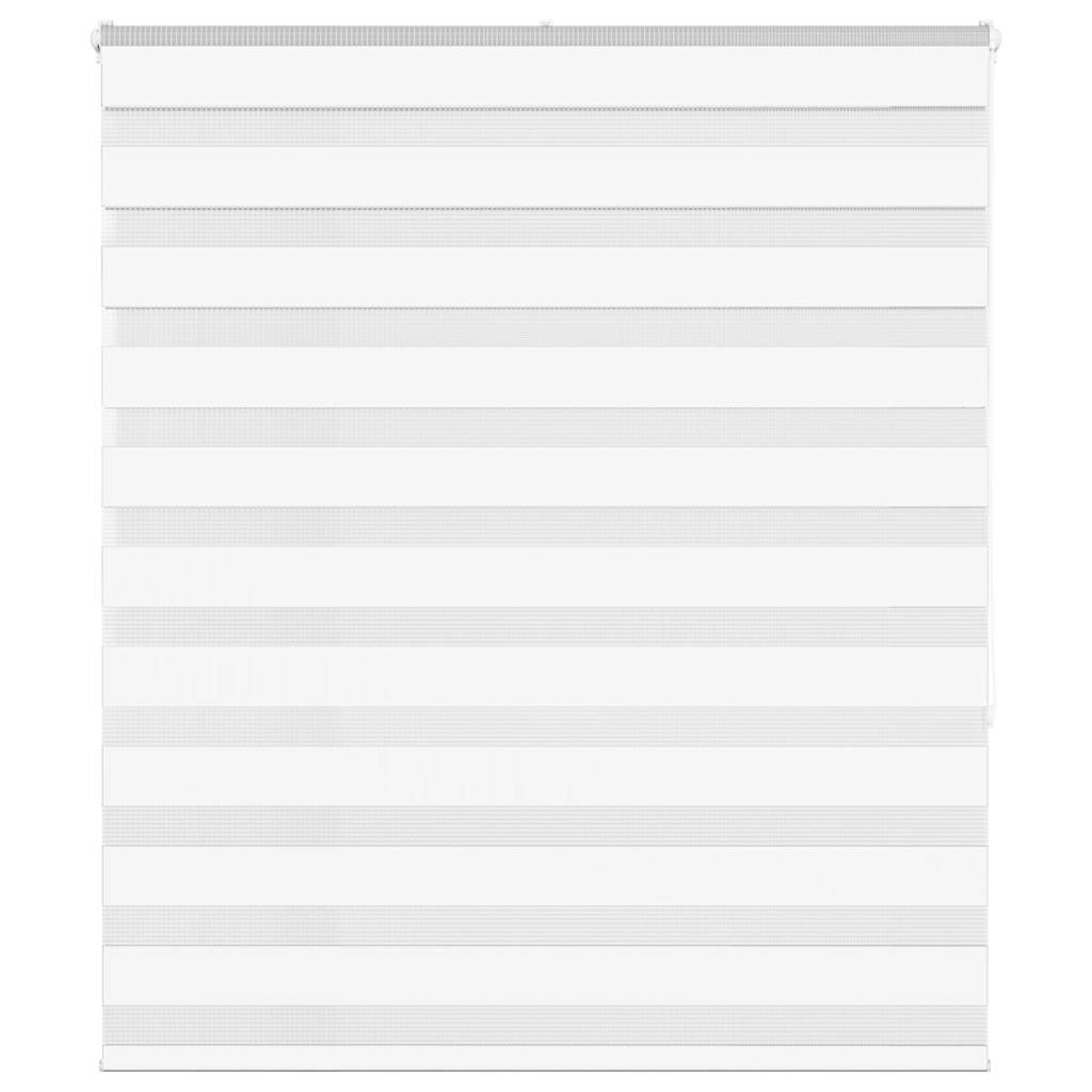 Vidaxl Zebra Roller Blind 135x150 cm Larghezza polvere 130,9 cm Polyester White