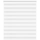 Vidaxl Zebra Roller Blind 135x150 cm Larghezza polvere 130,9 cm Polyester White