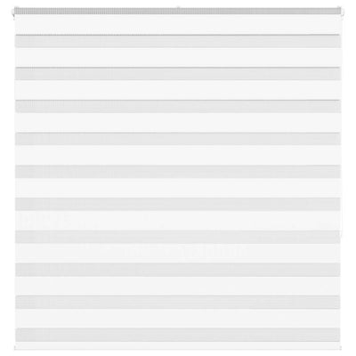 Vidaxl zebra rullo cieco 140x150 cm Larghezza polvere 135,9 cm in poliestere bianco