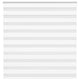 Vidaxl zebra rolgordijn 140x150 cm stofbreedte 135,9cm polyester wit