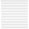 Vidaxl zebra rolgordijn 145x150 cm stofbreedte 140,9cm polyester wit