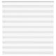 Vidaxl zebra rolgordijn 145x150 cm stofbreedte 140,9cm polyester wit