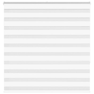 Vidaxl zebra rullo cieco 150x150 cm Larghezza polvere 145,9 cm in poliestere bianco