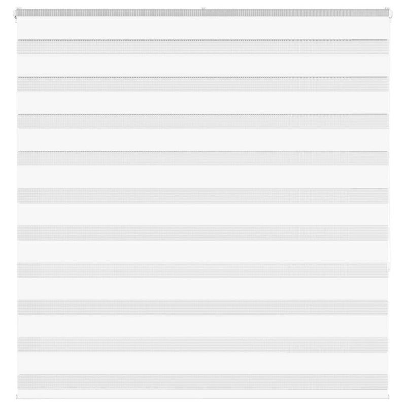 Vidaxl zebra rolgordijn 150x150 cm stofbreedte 145,9cm polyester wit