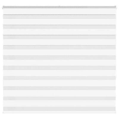 Vidaxl zebra rullo cieco 155x150 cm Larghezza polvere 150,9 cm in poliestere bianco