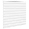 Vidaxl zebra rullo cieco 155x150 cm Larghezza polvere 150,9 cm in poliestere bianco