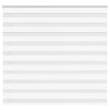 Vidaxl Zebra Roller Blind 160x150 cm Larghezza polvere 155,9 cm Polyester White