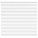 Vidaxl Zebra Roller Blind 160x150 cm Ancho de polvo de 155.9 cm de poliéster blanco