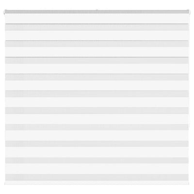 Vidaxl zebra rullo cieco 165x150 cm Larghezza polvere 160,9 cm in poliestere bianco