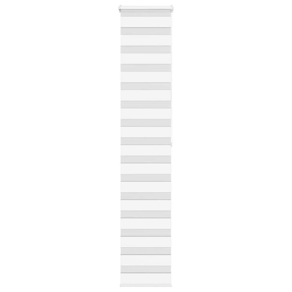 Vidaxl zebra rolgordijn 45x200 cm stofbreedte 40,9 cm polyester wit
