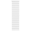Vidaxl Zebra Roller Blind 55x200 cm de ancho de polvo de 50,9 cm de poliéster blanco