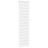 Vidaxl Zebra Roller Blind 55x200 cm Larghezza polvere 50,9 cm Polyester White
