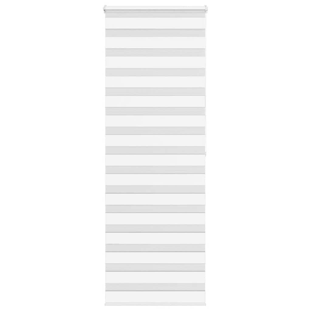 Vidaxl Zebra Roller Blind 75x200 CM Fabric Ancho de 70.9 cm de poliéster blanco