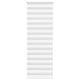 Vidaxl zebra rullo cieco 80x200 cm Larghezza polvere 75,9 cm in poliestere bianco