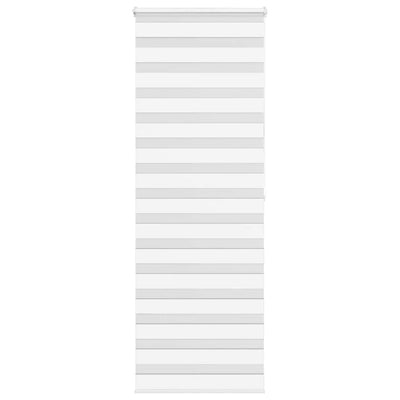 Vidaxl zebra rullo cieco 90x200 cm Larghezza polvere 85,9 cm in poliestere bianco