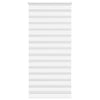 Vidaxl zebra rolgordijn 95x200 cm stofbreedte 90,9 cm polyester wit