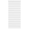 Vidaxl zebra rolgordijn 105x200 cm stofbreedte 100,9cm polyester wit