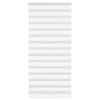 Vidaxl zebra rolgordijn 110x200 cm stofbreedte 105,9cm polyester wit