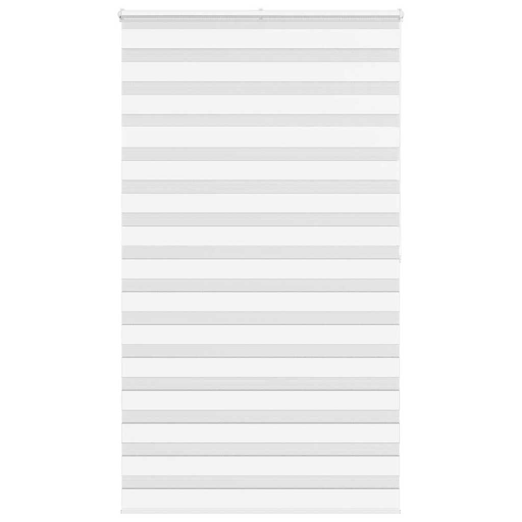 Vidaxl zebra rolgordijn 120x200 cm stofbreedte 115,9cm polyester wit