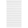 Vidaxl zebra rolgordijn 125x200 cm stofbreedte 120,9cm polyester wit