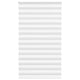 Vidaxl zebra rolgordijn 135x200 cm stofbreedte 130,9cm polyester wit