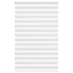 Vidaxl zebra rullo cieco 145x200 cm Larghezza polvere 140,9 cm Polyester White