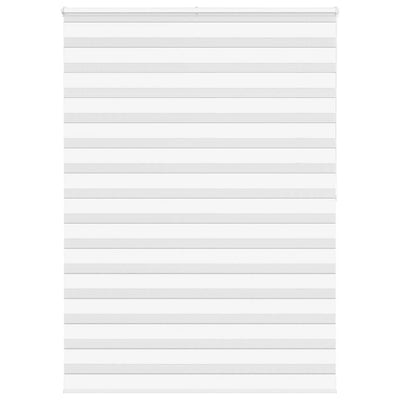 Vidaxl zebra rullo cieco 160x200 cm Larghezza polvere 155,9 cm in poliestere bianco