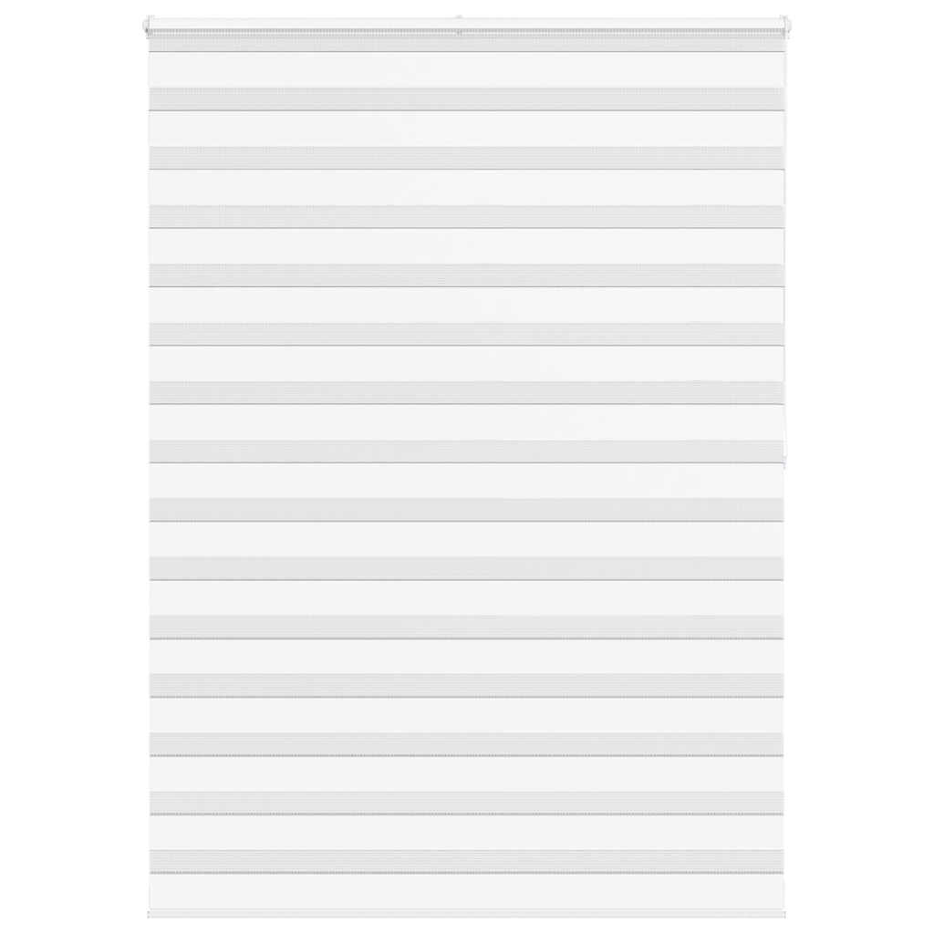 Vidaxl zebra rolgordijn 165x200 cm stofbreedte 160,9cm polyester wit