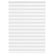 Vidaxl Zebra Roller Blind 165x200 cm Larghezza polvere 160,9 cm Polyester White