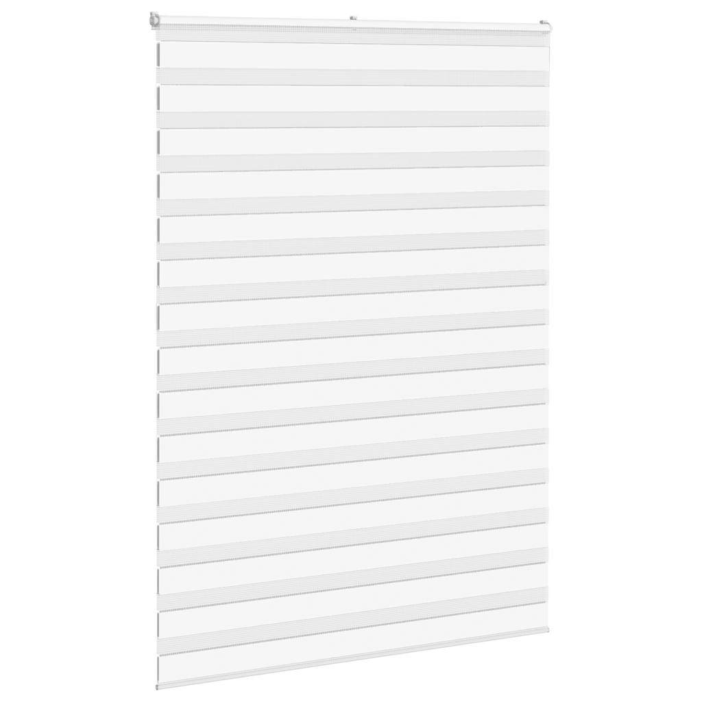 Vidaxl Zebra Roller Blind 165x200 cm Larghezza polvere 160,9 cm Polyester White