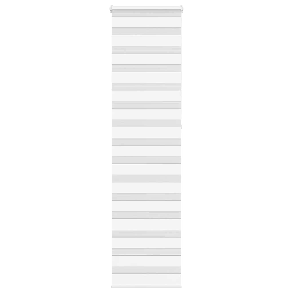 Vidaxl Zebra Roller Blind 65x230 CM Fabric Ancho de 60,9 cm de poliéster blanco