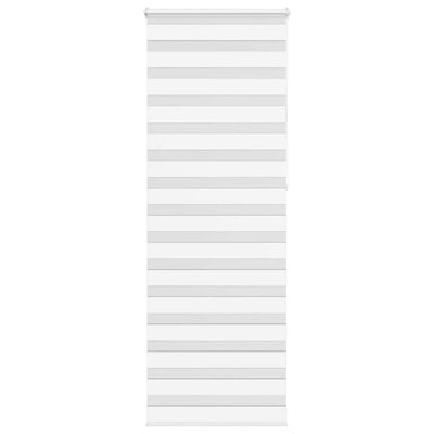 Vidaxl Zebra Roller Blind 70x230 cm Larghezza polvere 65,9 cm Polyester White