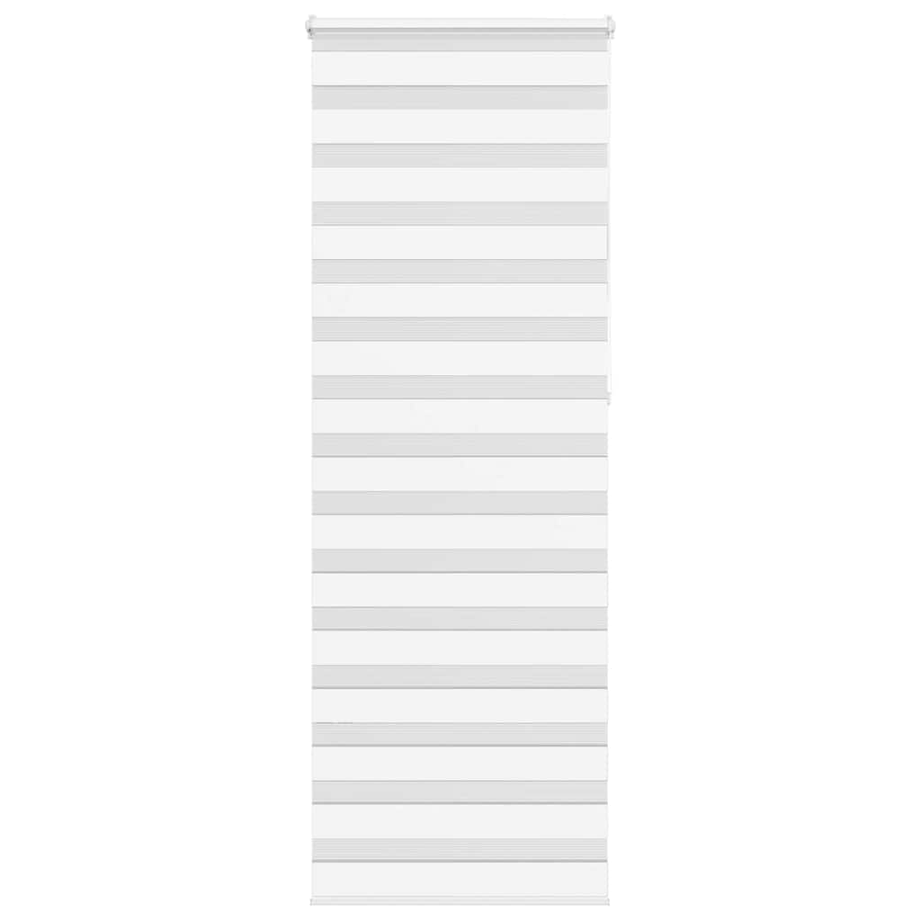 Vidaxl Zebra Roller Blind 70x230 cm Larghezza polvere 65,9 cm Polyester White