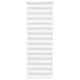 Vidaxl Zebra Roller Blind 70x230 cm de ancho de polvo de 65.9 cm de poliéster blanco