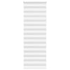 Vidaxl Zebra Roller Blind 75x230 CM Fabric Ancho de 70.9 cm de poliéster blanco
