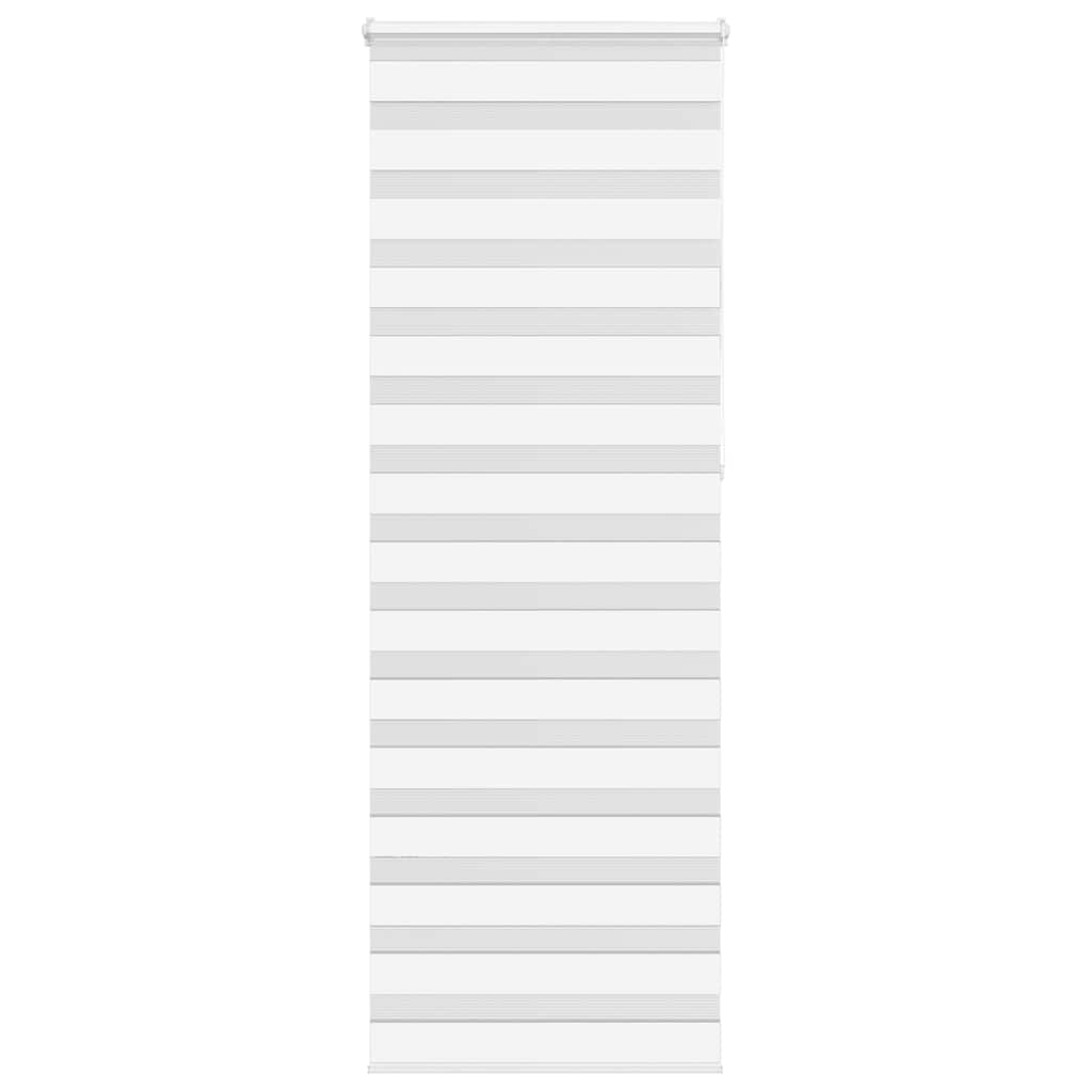 Vidaxl Zebra Roller Blind 75x230 cm Larghezza tessuto 70,9 cm Polyester White