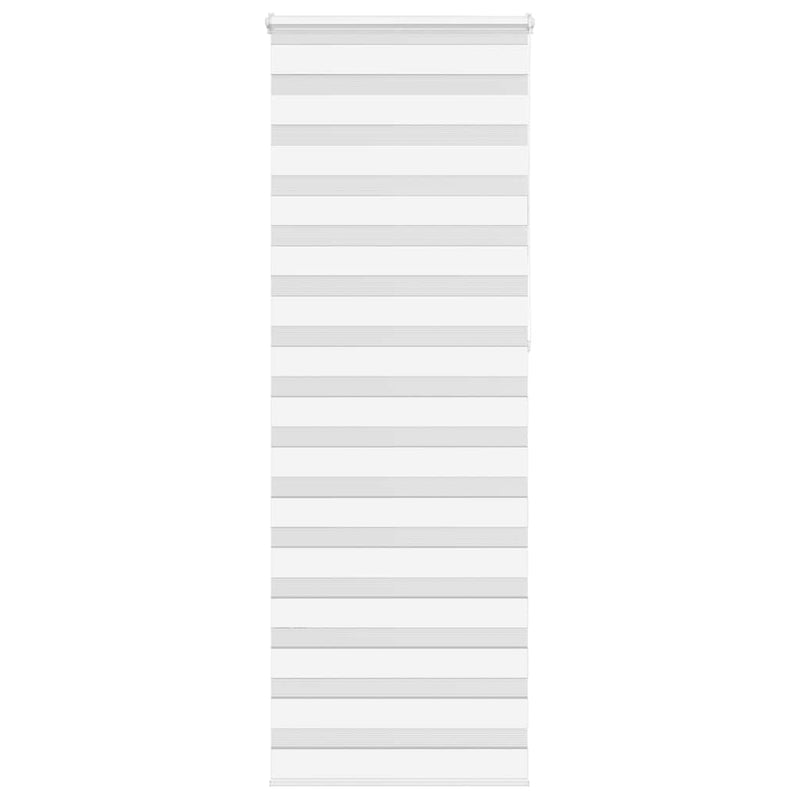 Vidaxl Zebra Roller Blind 75x230 CM Fabric Ancho de 70.9 cm de poliéster blanco