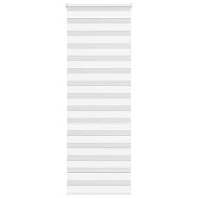 Vidaxl Zebra Roller Blind 75x230 cm Larghezza tessuto 70,9 cm Polyester White