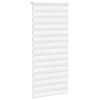 Vidaxl zebra rolgordijn 100x230 cm stofbreedte 95,9 cm polyester wit