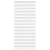 Vidaxl zebra rolgordijn 110x230 cm stofbreedte 105,9cm polyester wit