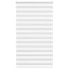 Vidaxl zebra rolgordijn 135x230 cm stofbreedte 130,9cm polyester wit