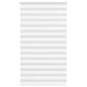Vidaxl zebra rolgordijn 135x230 cm stofbreedte 130,9cm polyester wit