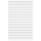 Vidaxl zebra rolgordijn 140x230 cm stofbreedte 135,9cm polyester wit