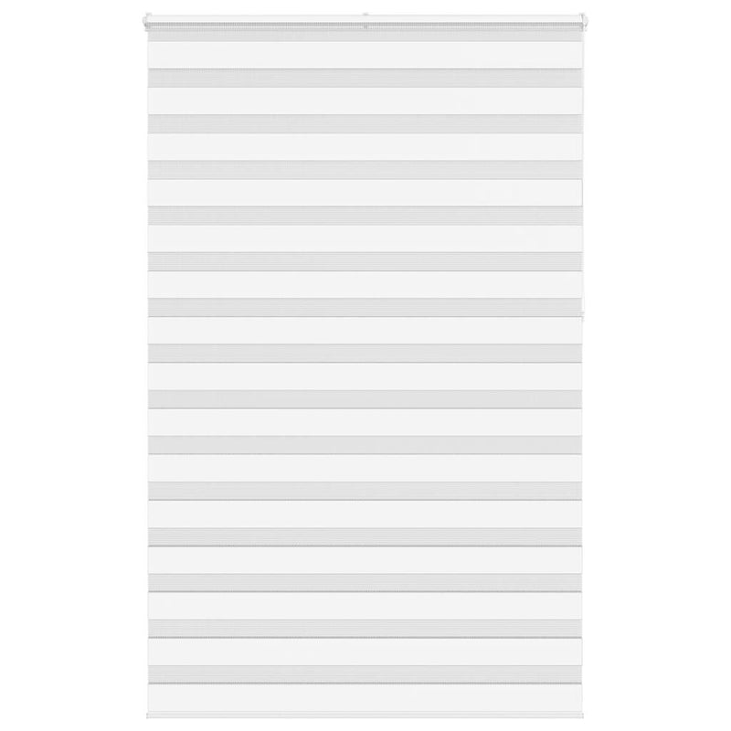 Vidaxl zebra rolgordijn 150x230 cm stofbreedte 145,9cm polyester wit