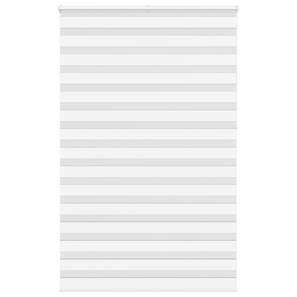 Vidaxl zebra rolgordijn 150x230 cm stofbreedte 145,9cm polyester wit