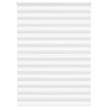 Vidaxl zebra rolgordijn 160x230 cm stofbreedte 155,9cm polyester wit