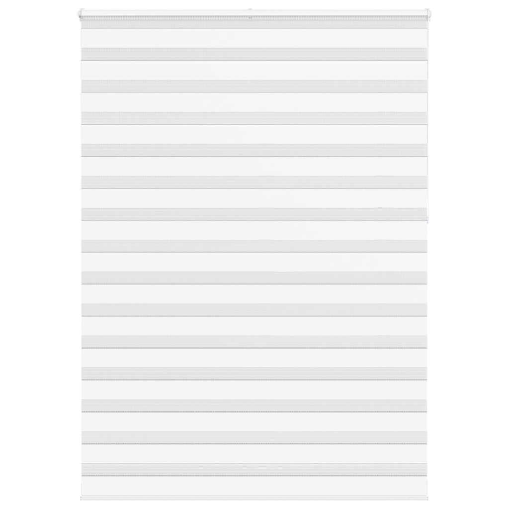 Vidaxl zebra rolgordijn 165x230 cm stofbreedte 160,9cm polyester wit